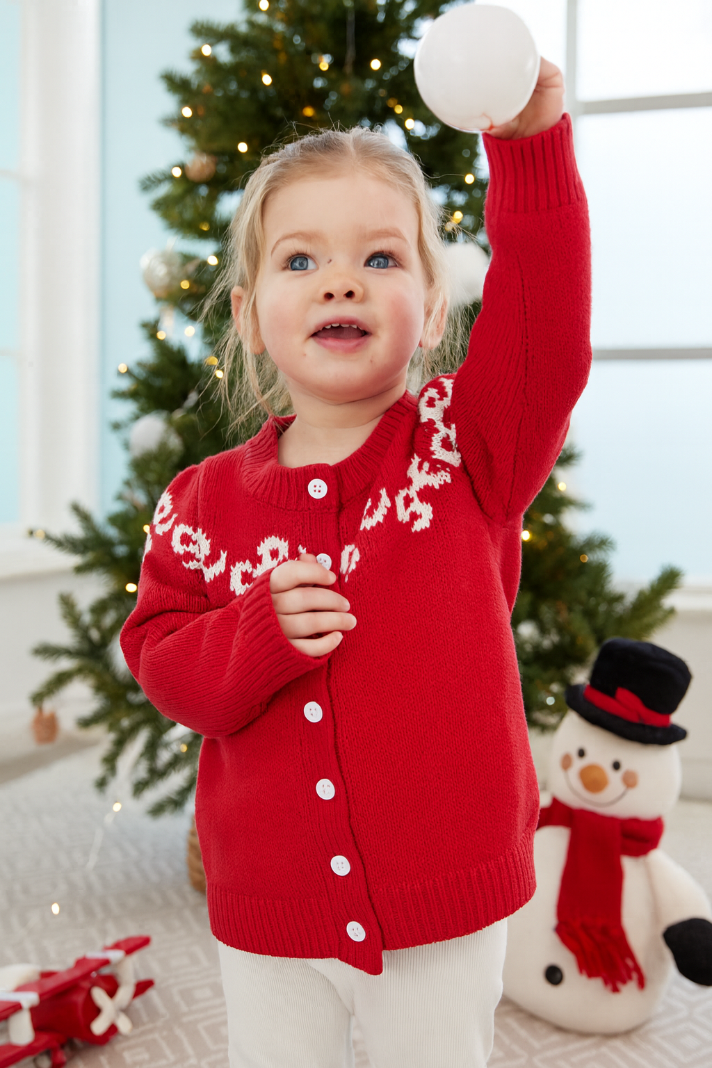 H25KIDS2 - kids Bow Cardigan