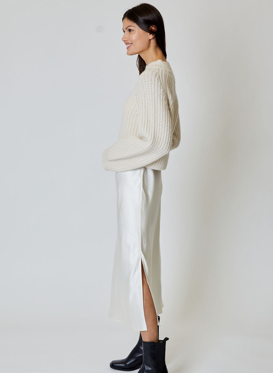 DH New York Ren Sweater Dress Combo in Ivory