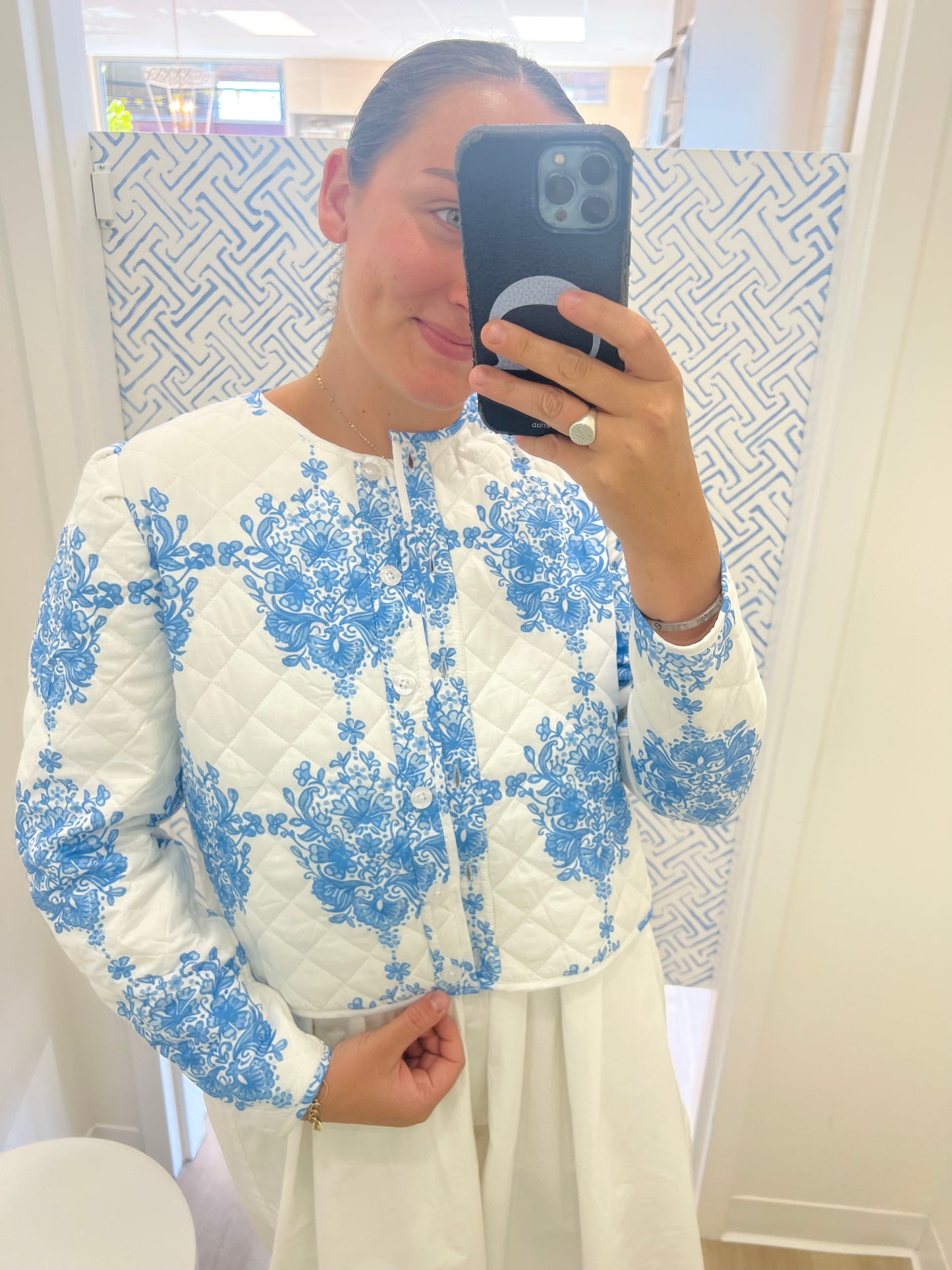 Sail to Sable CABANA EXCLUSIVE! Reversible Quilted Jacket