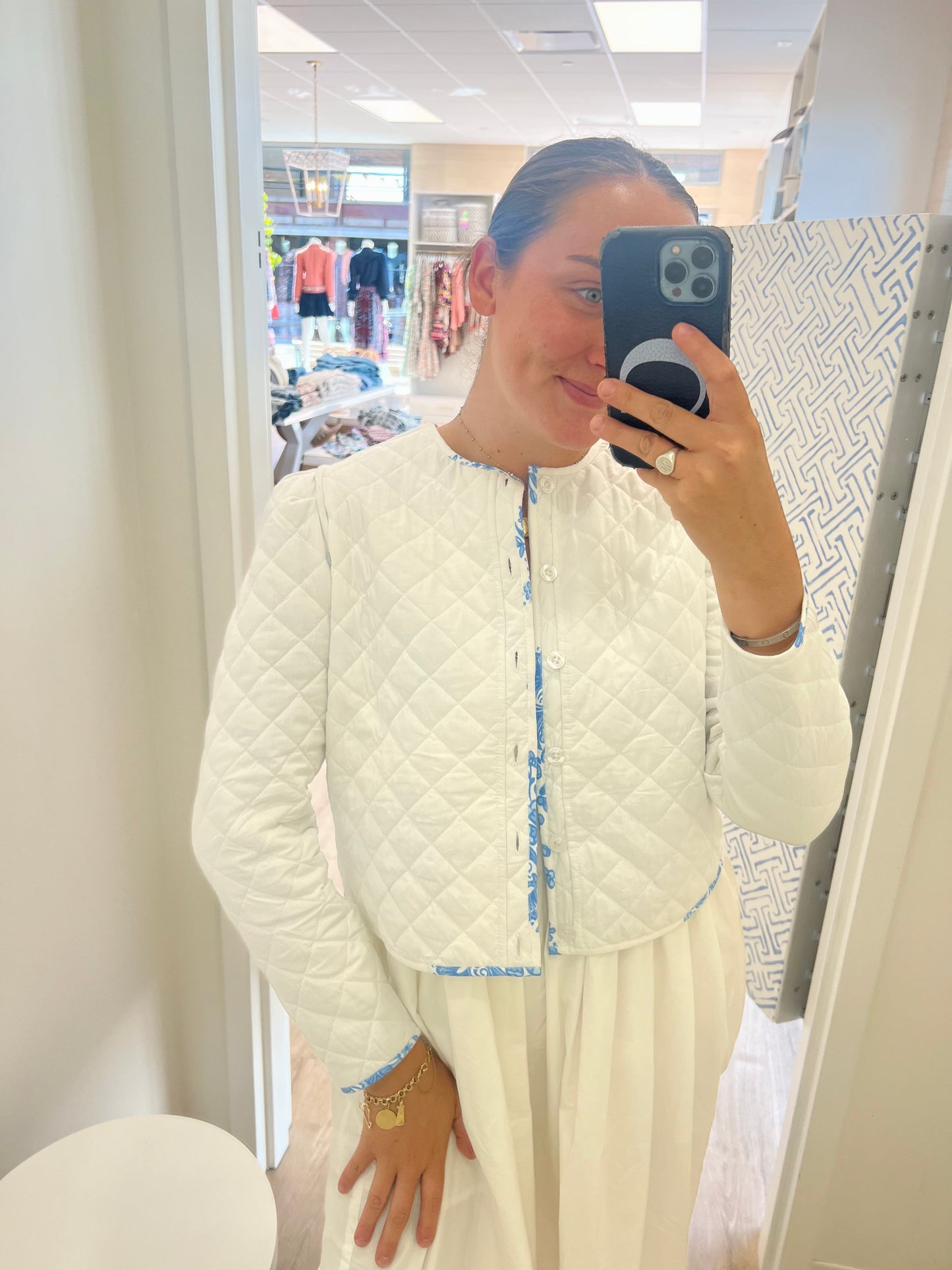 Sail to Sable CABANA EXCLUSIVE! Reversible Quilted Jacket