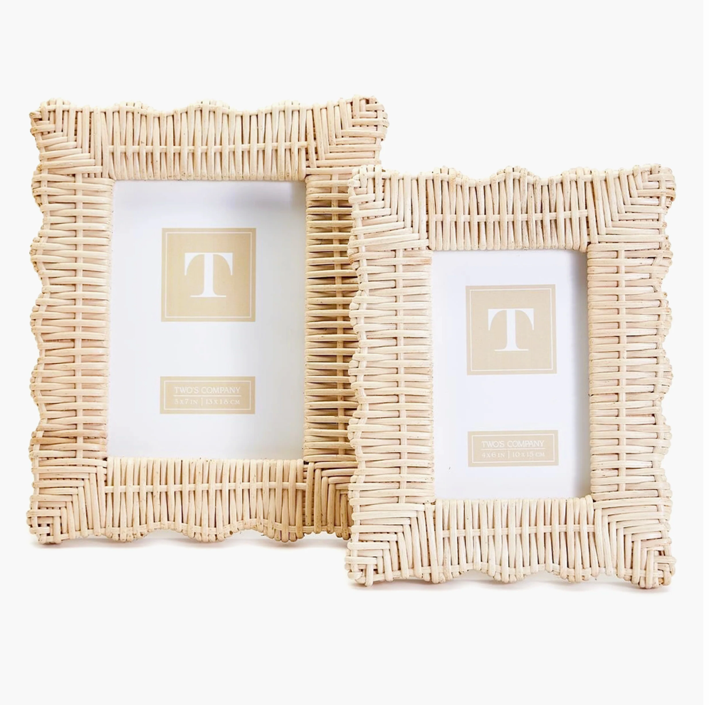 Twos Company - Wicker Weave Frame