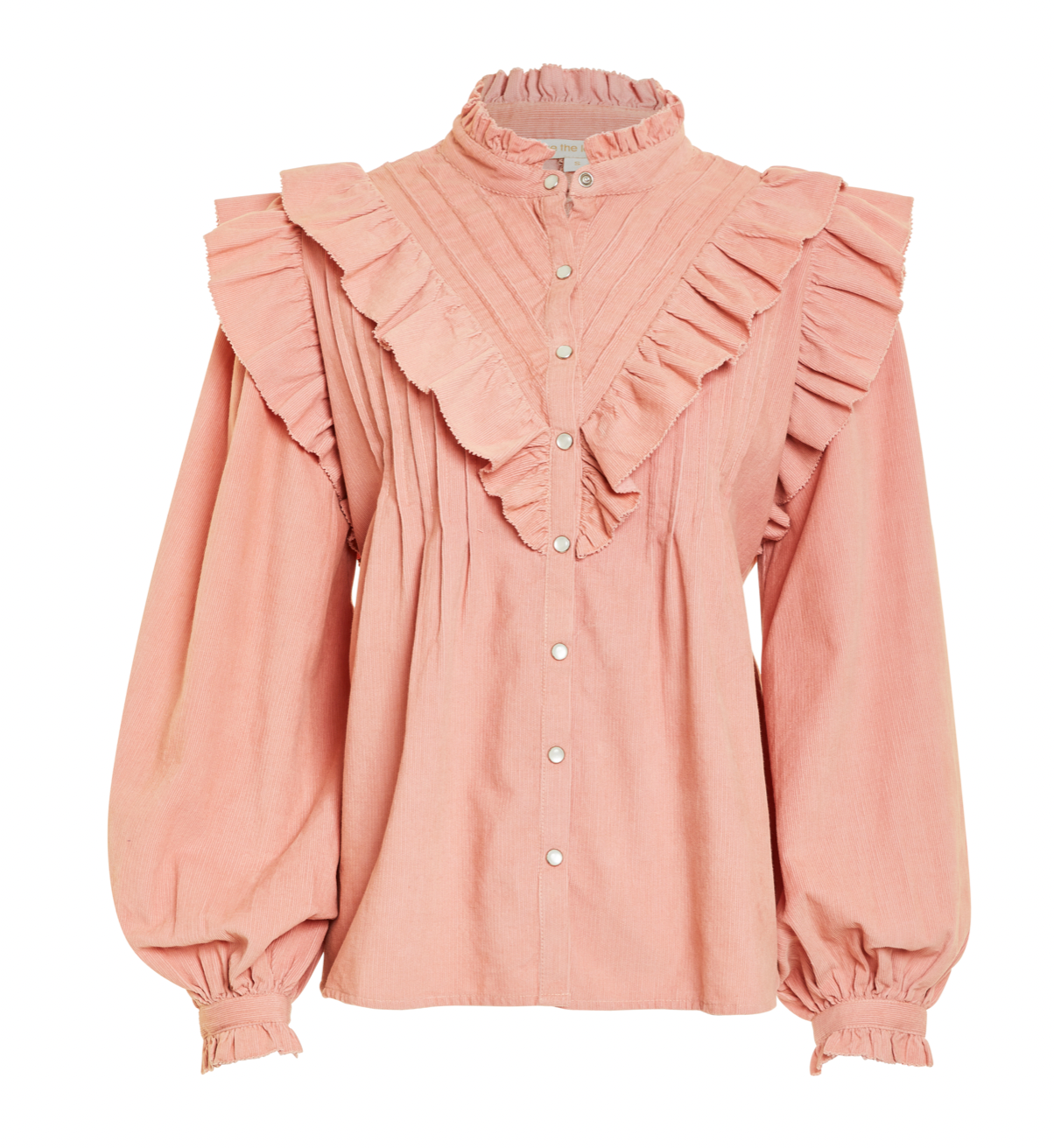 Love The Label Arlo top in Dusty Pink