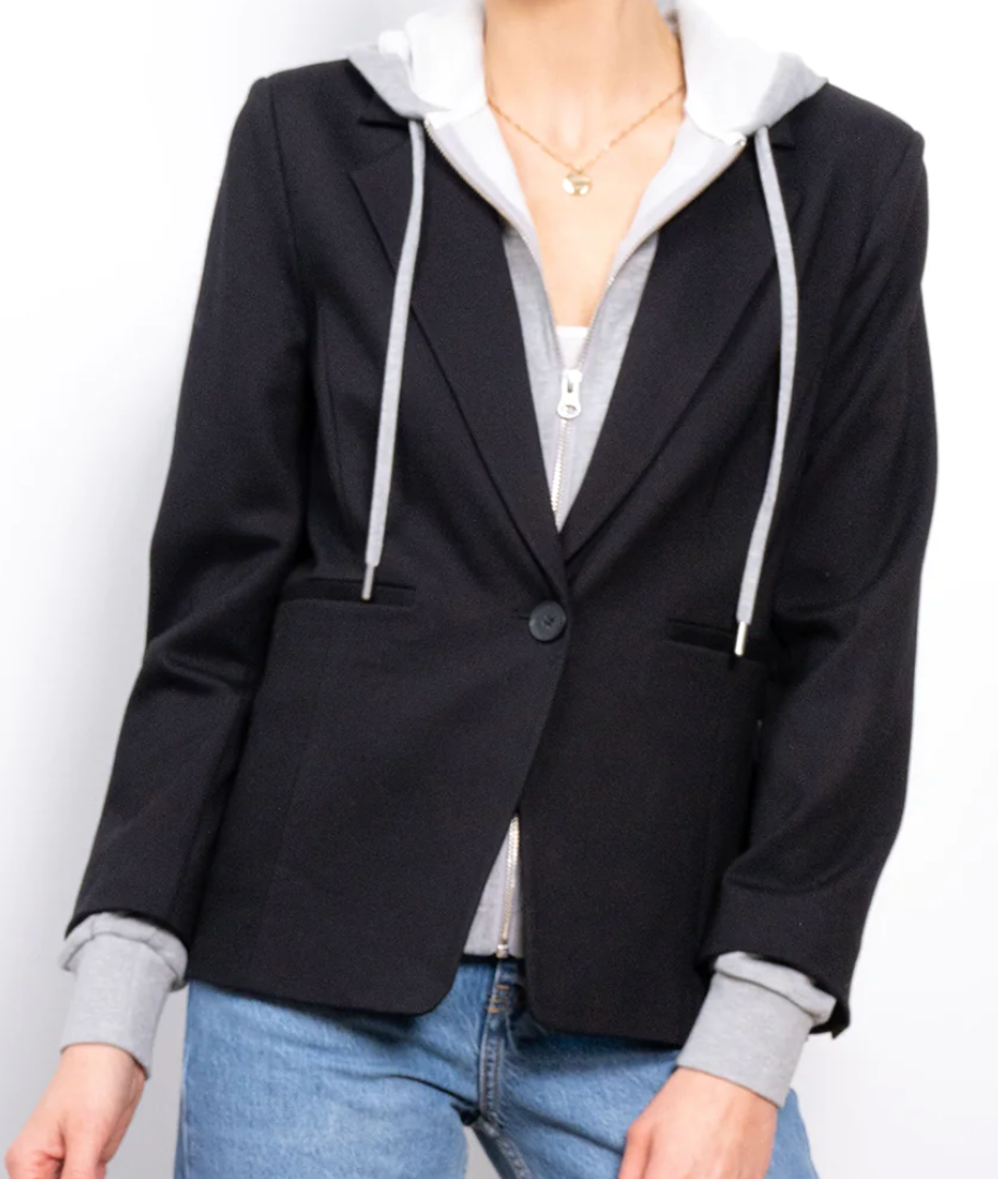 Central Park West Hoodie Blazer