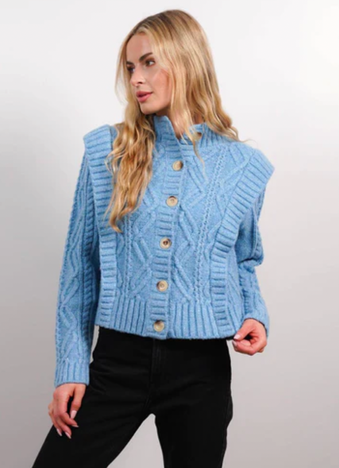 Central Park west Savannah Cardigan in Blue