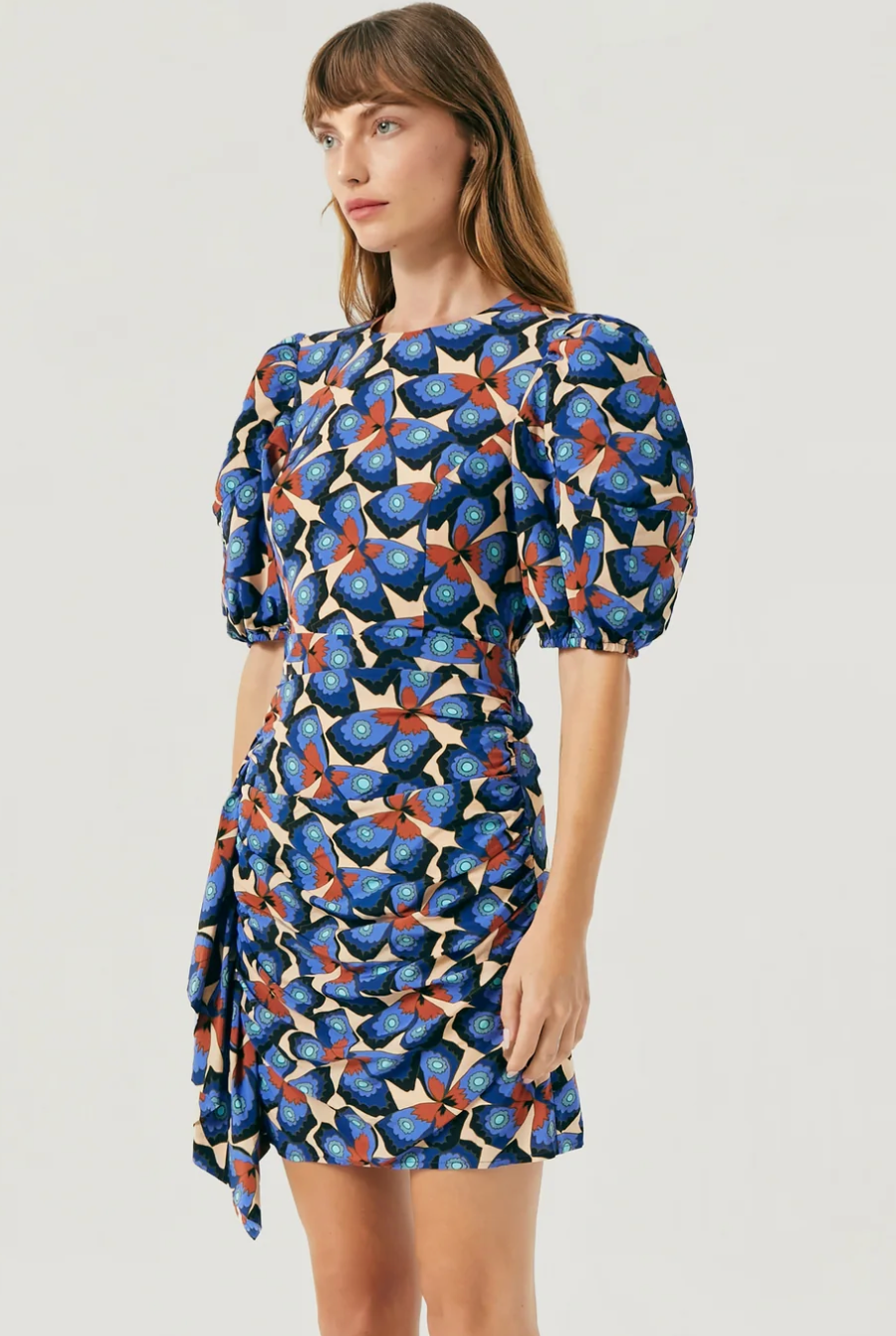Rhode Pia Dress in Cream Papillion
