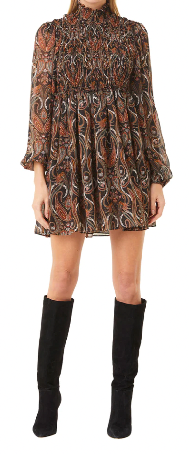 MISA Jesse Dress in paisley