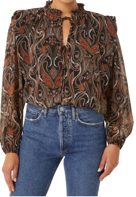 MISA Helena Top in Paisley