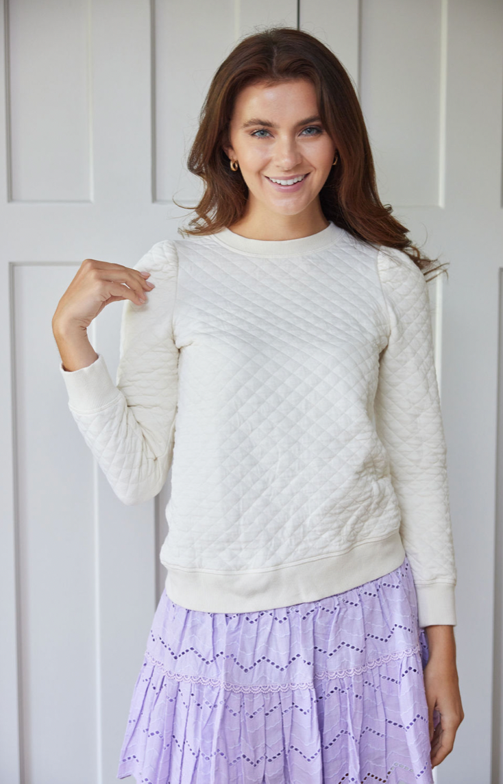STS X Cabana Eyelet Mini Skirt in Lavender