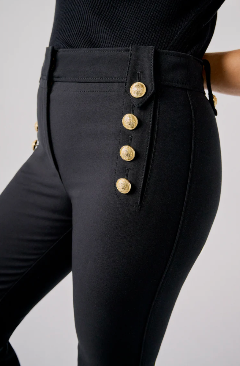 Derek Lam Robertson Flare Trouser in black
