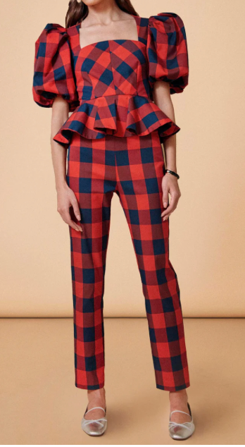 Hunter Bell Carson Pant in Buffalo Plaid