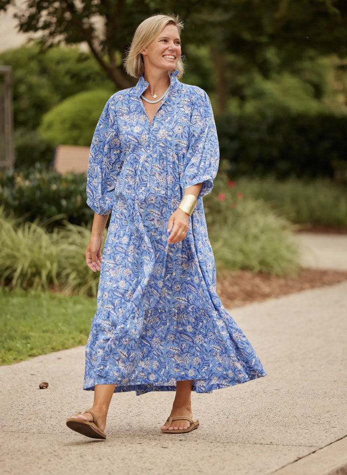 Palmetto Print Dress