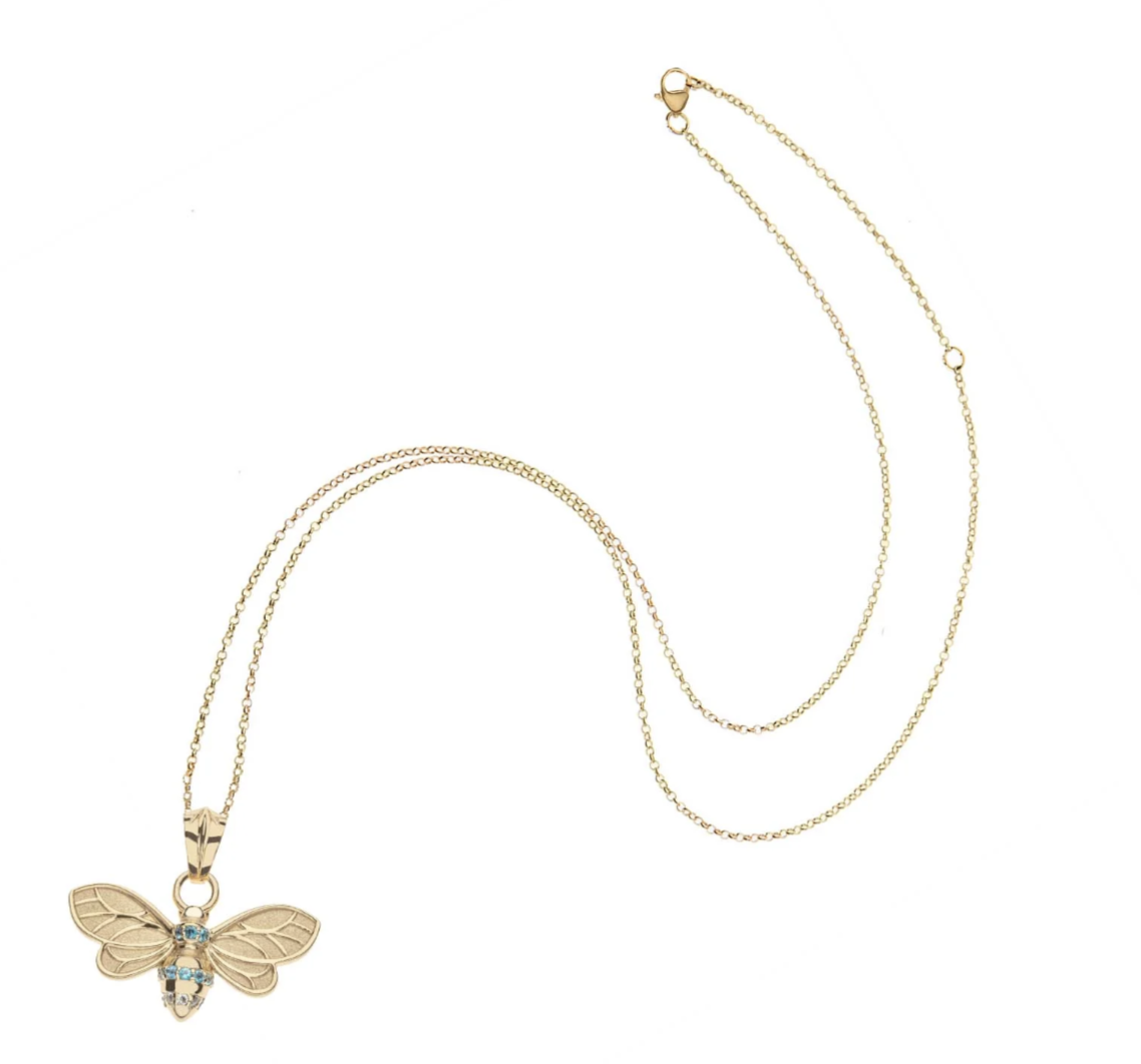 Sisters Forever Bee Pendant