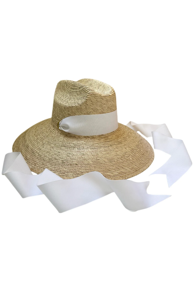 Hollyhock Hat Long Ribbons