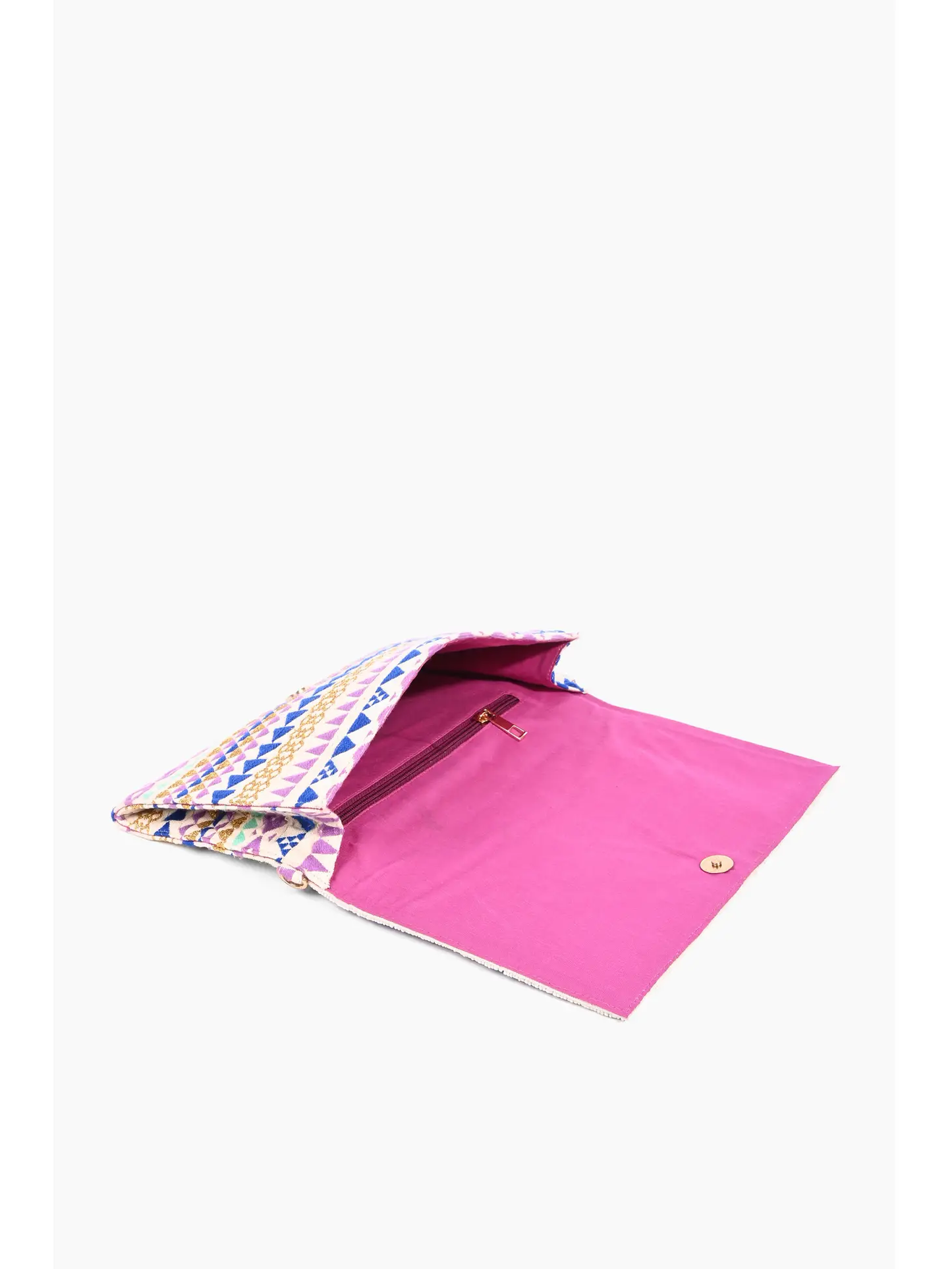 America & Beyond Ella Tribal Embellished Clutch