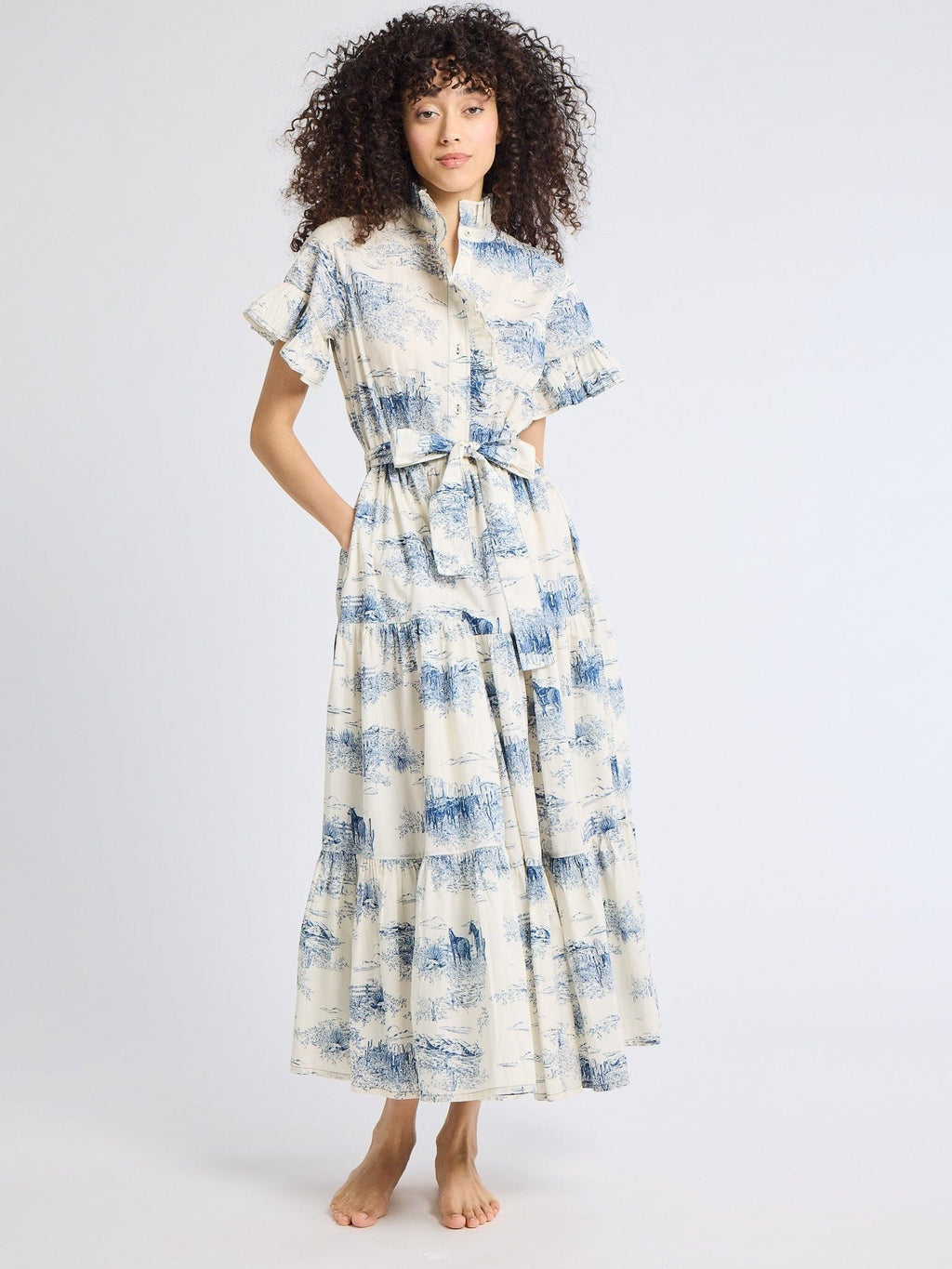 Victoria Dress | Western Toile
