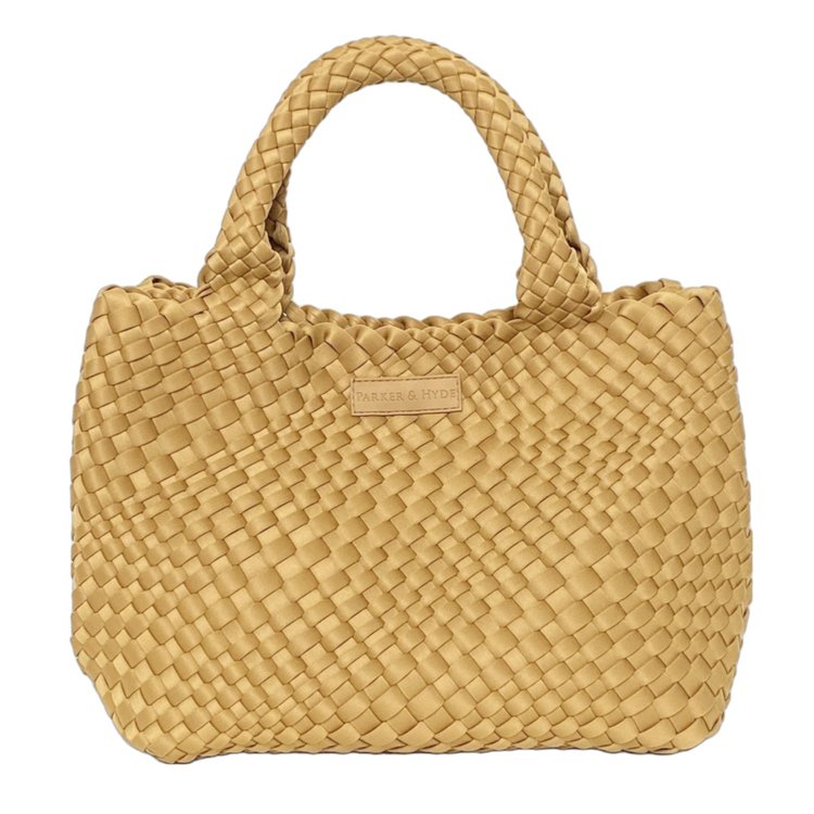 Parker & Hyde Camel Woven Tote
