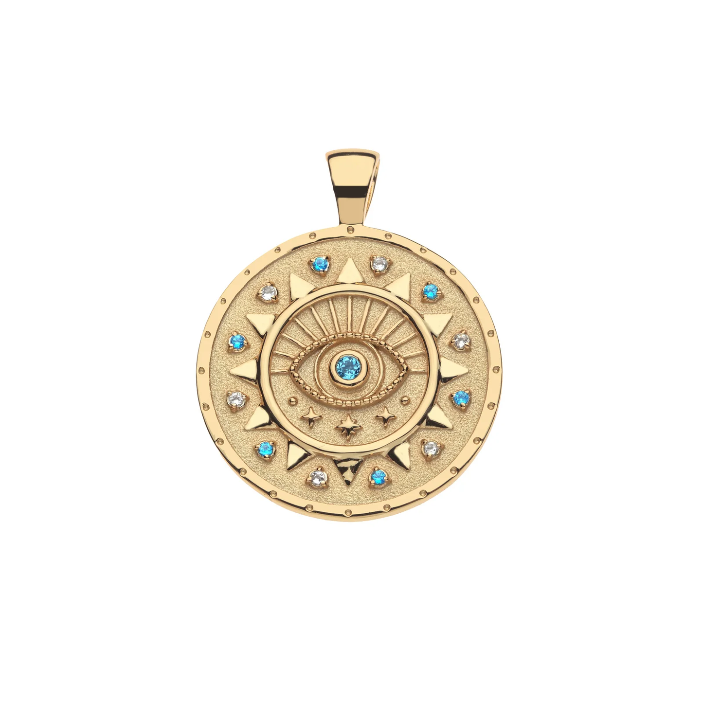 PROTECT Ancient Eye Pendant - 16"-18" Classic Rolo