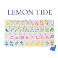 Lemon Tide American Mahjong Tile Set (160 Tiles)