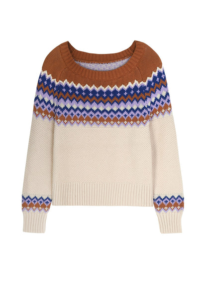 525 America Fair Isle Pullover Sweater