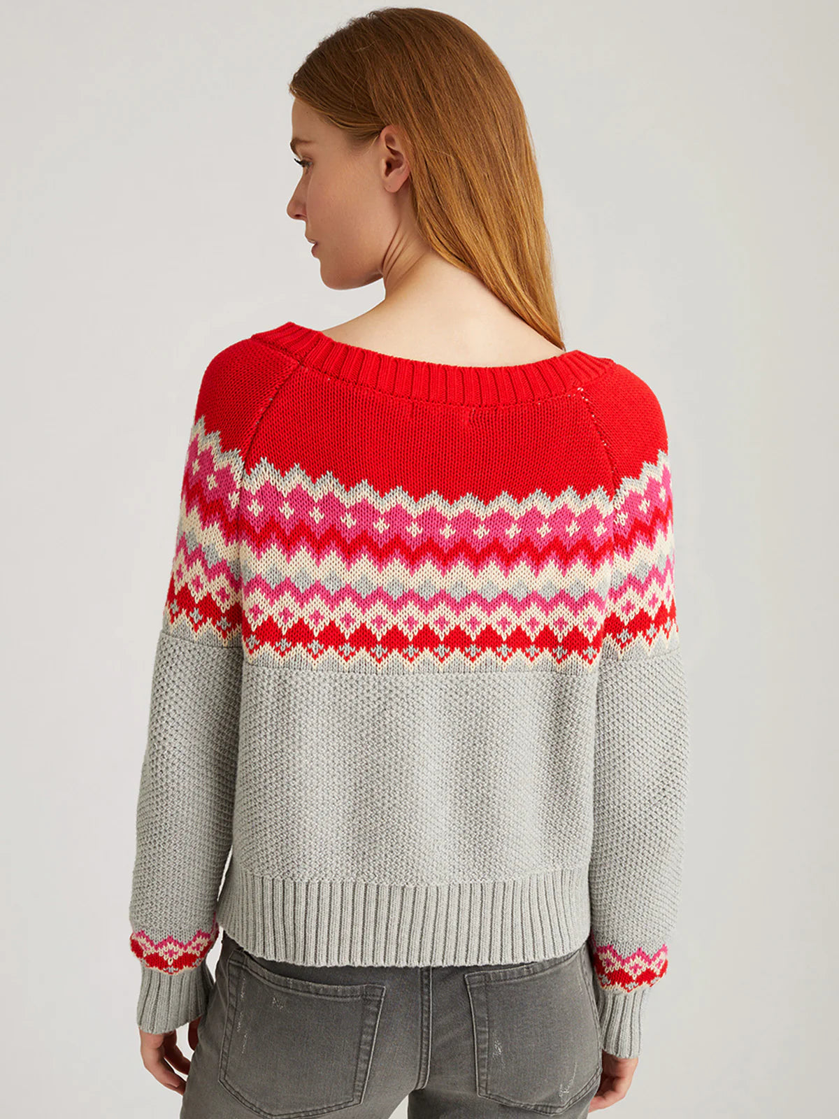 525 America Fair Isle Pullover Sweater