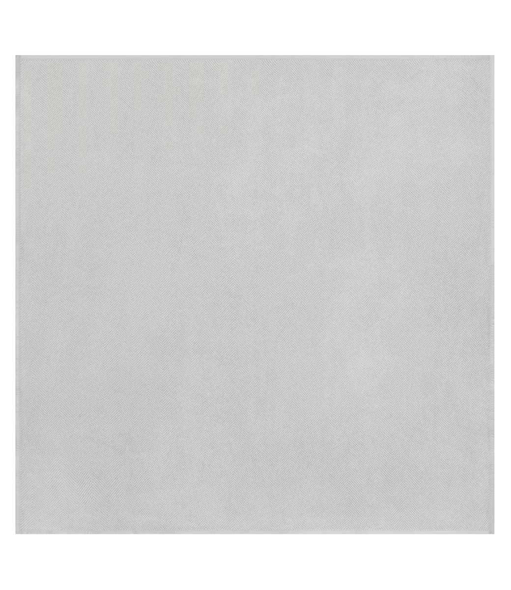 Harborview Herringbone Light Grey Blanket