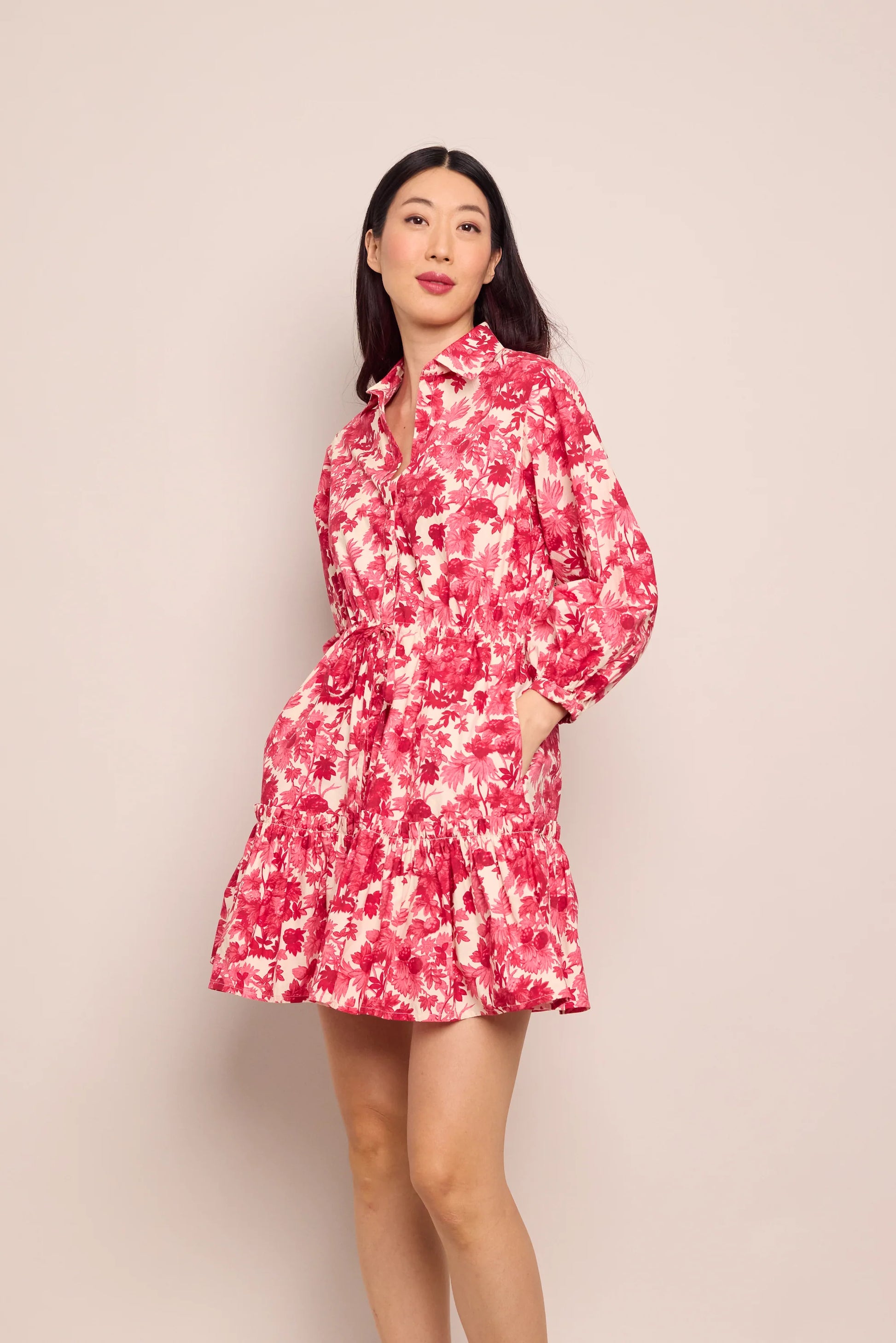 Robin Mini Dress Berries Pink