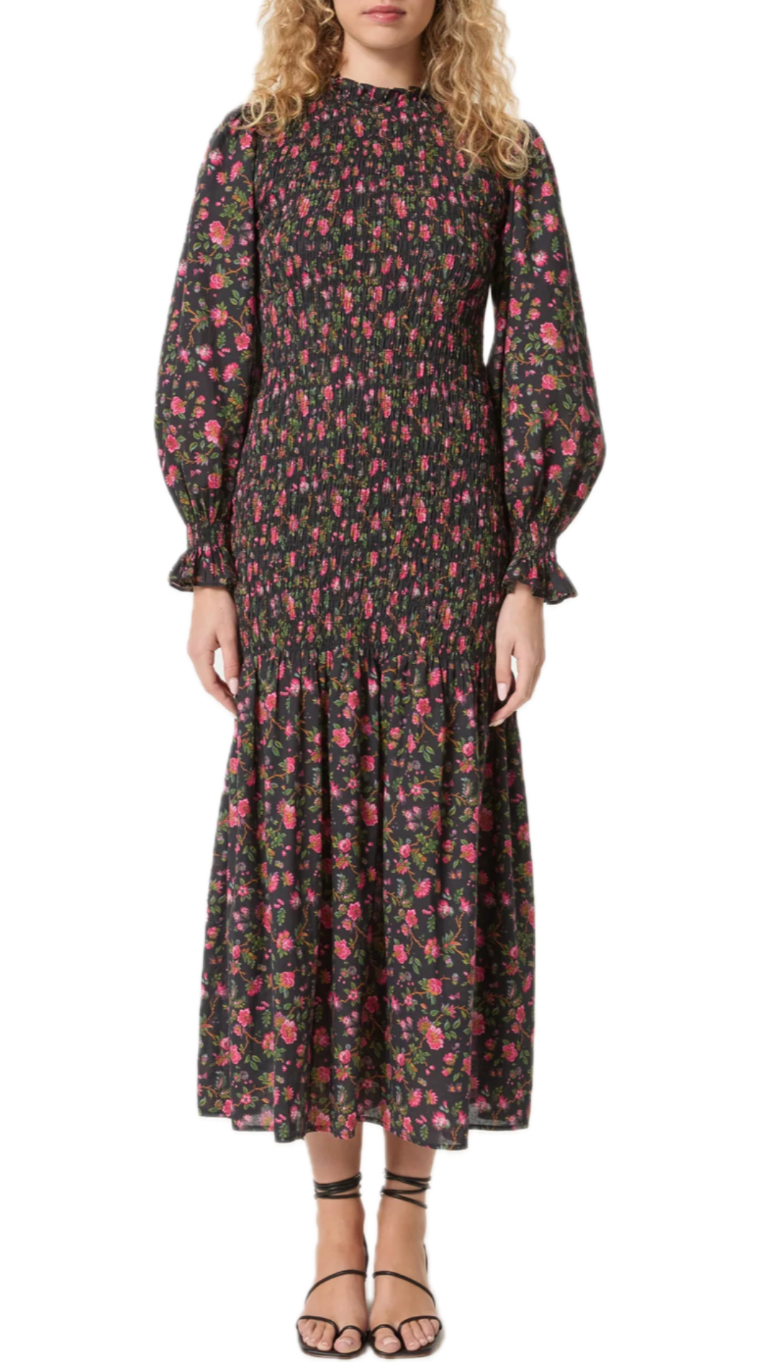 Rhode Eliza Dress - Ink Morlaix Fleur  *final sale*