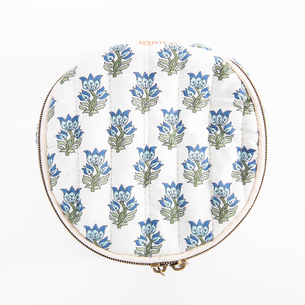 Block Print Circle Case