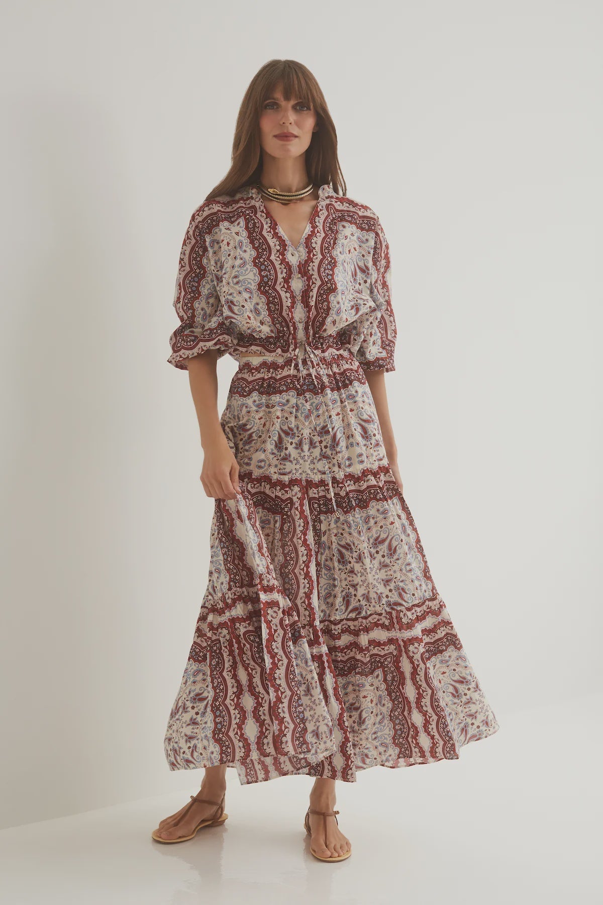 Paisley Melanie Skirt