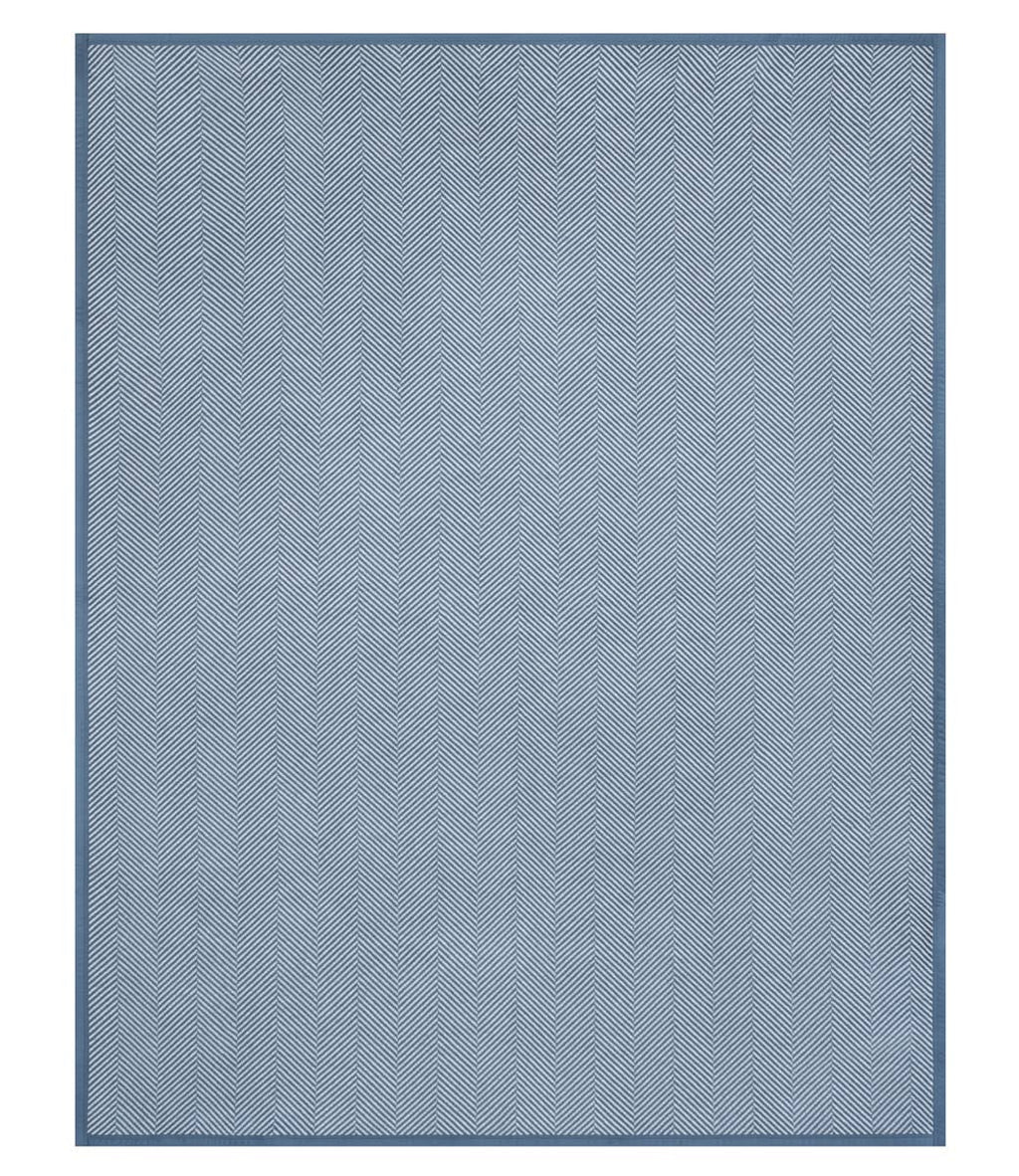Harborview Herringbone Cornflower Blanket