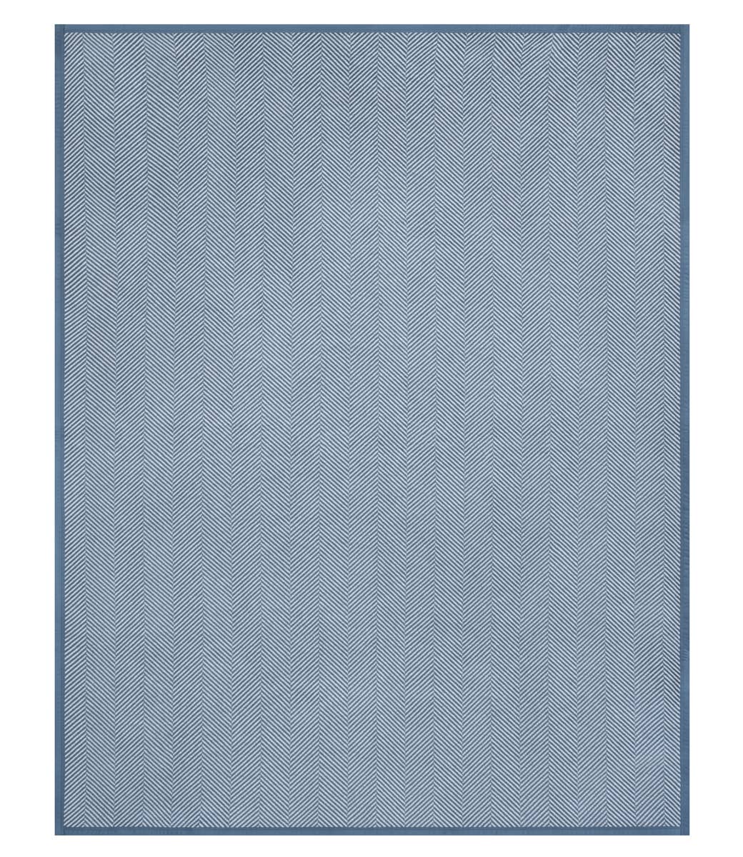 Harborview Herringbone Cornflower Blanket