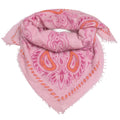 Cashmere bandana Paisley-cs Big in pink