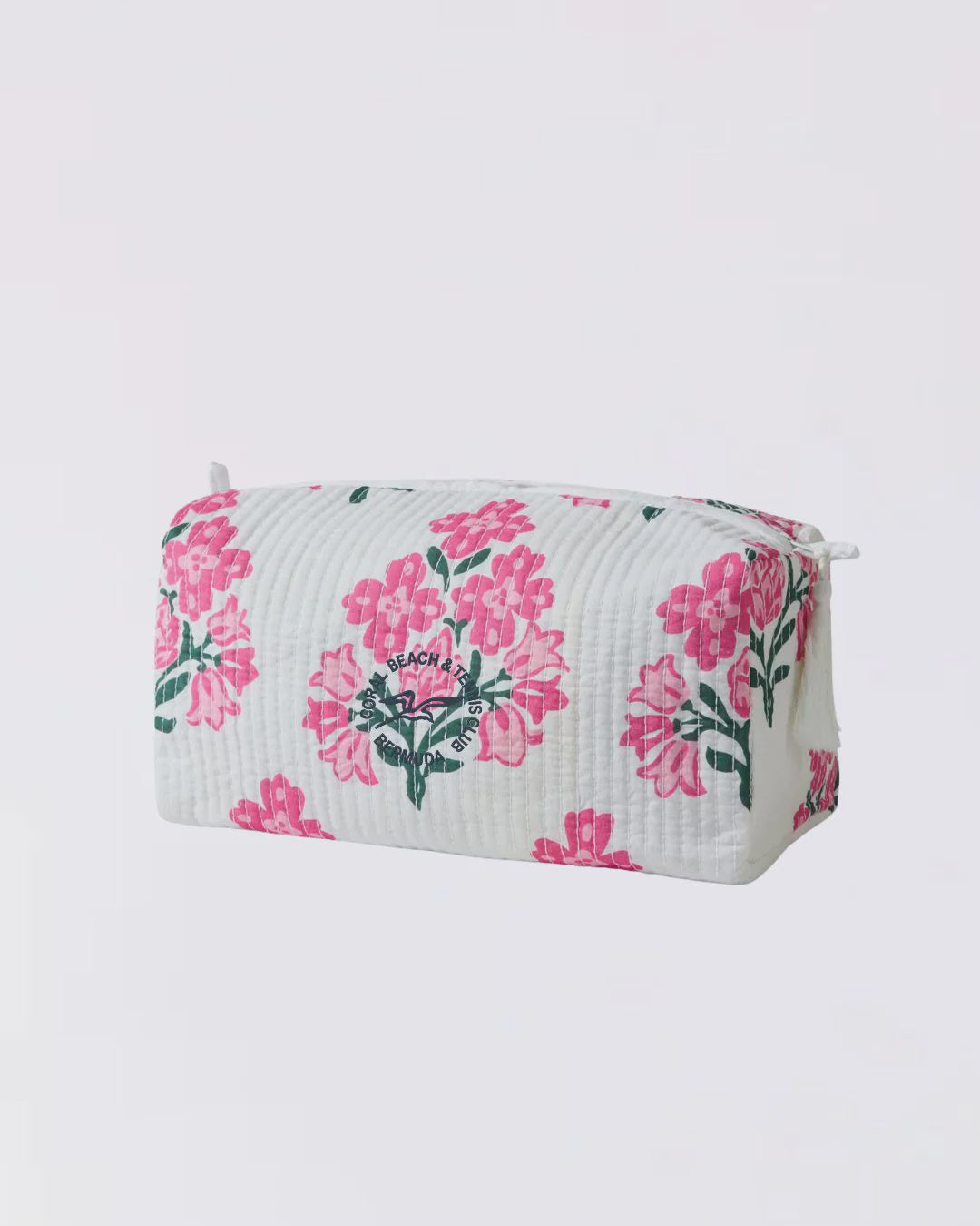Hibiscus Print Cosmetic Bag