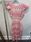 Sample Puff Sleeve Cut Out Midi Dress