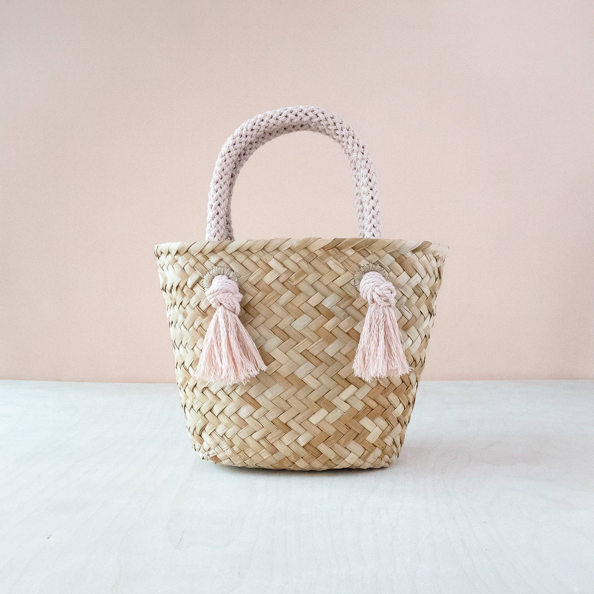Dusty Rose  Woven Tote