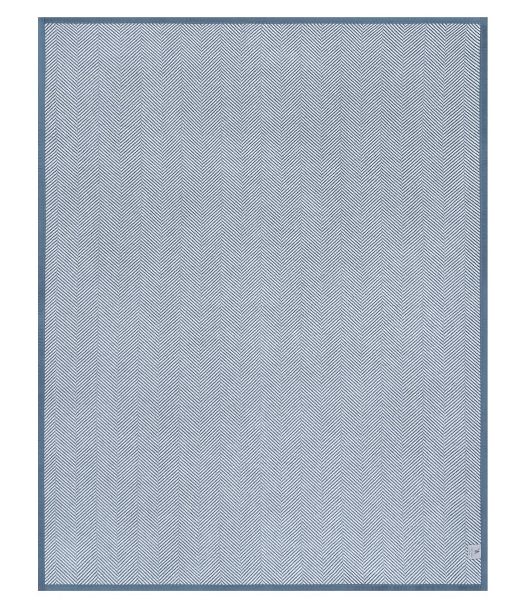 Harborview Herringbone Cornflower Blanket