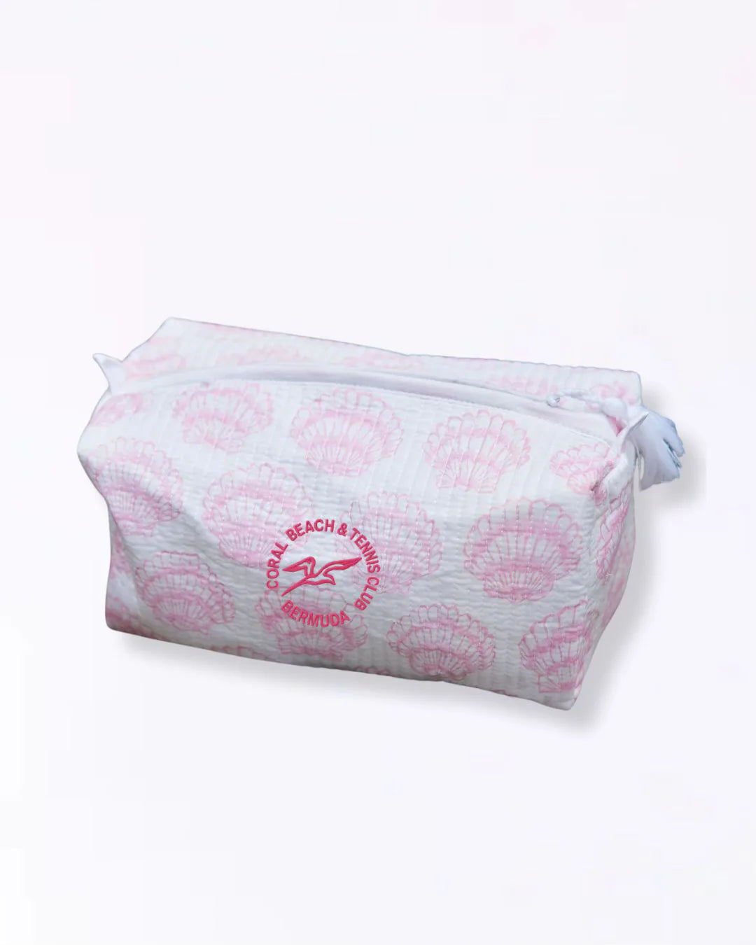 Shell Print Cosmetic Bag