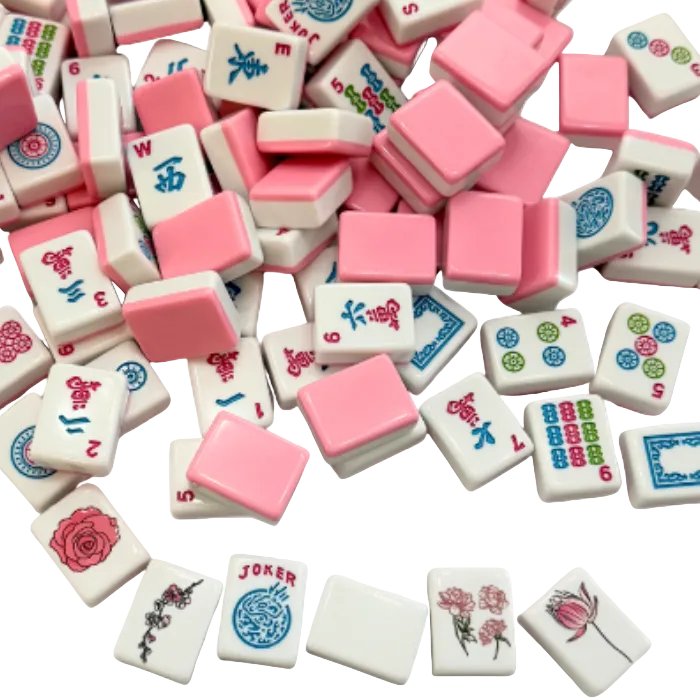 Peony Garden American Mahjong Tile Set (160 Tiles)