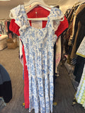 Sample Jacobean Floral Maxi Dress