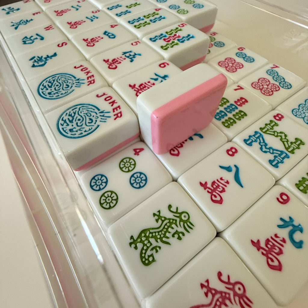 Peony Garden American Mahjong Tile Set (160 Tiles)