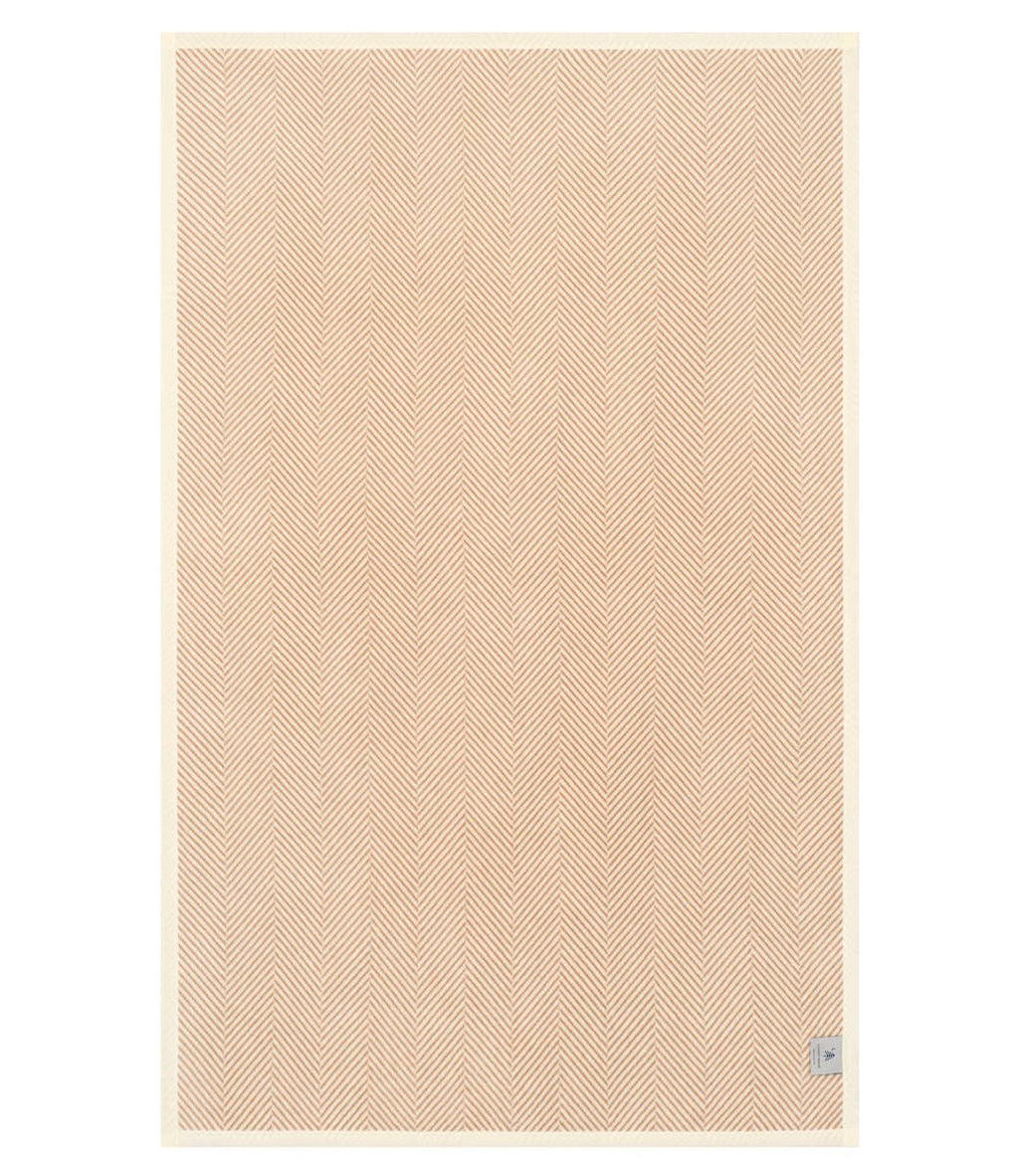 Harborview Herringbone Tan Blanket
