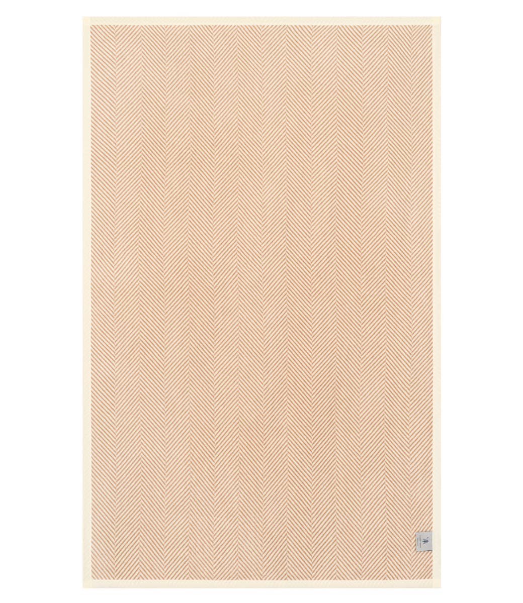 Harborview Herringbone Tan Blanket