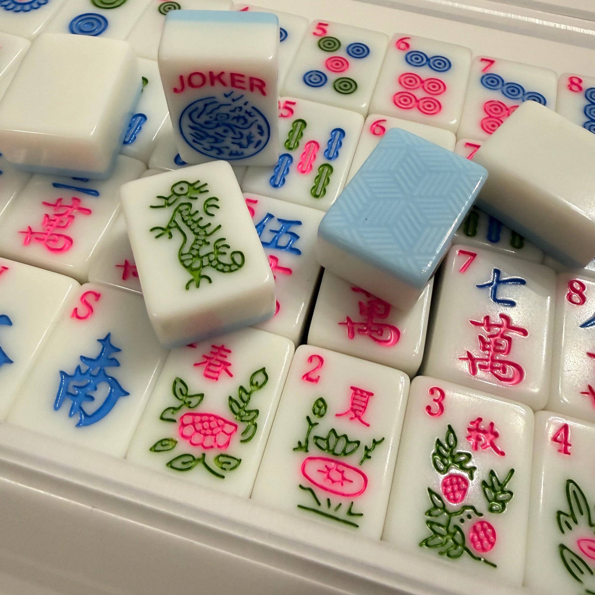 American Mahjong Tile Set (166 Tiles)
