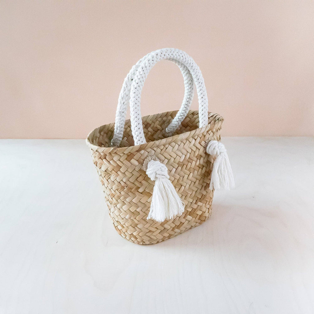 Oat  Woven Tote