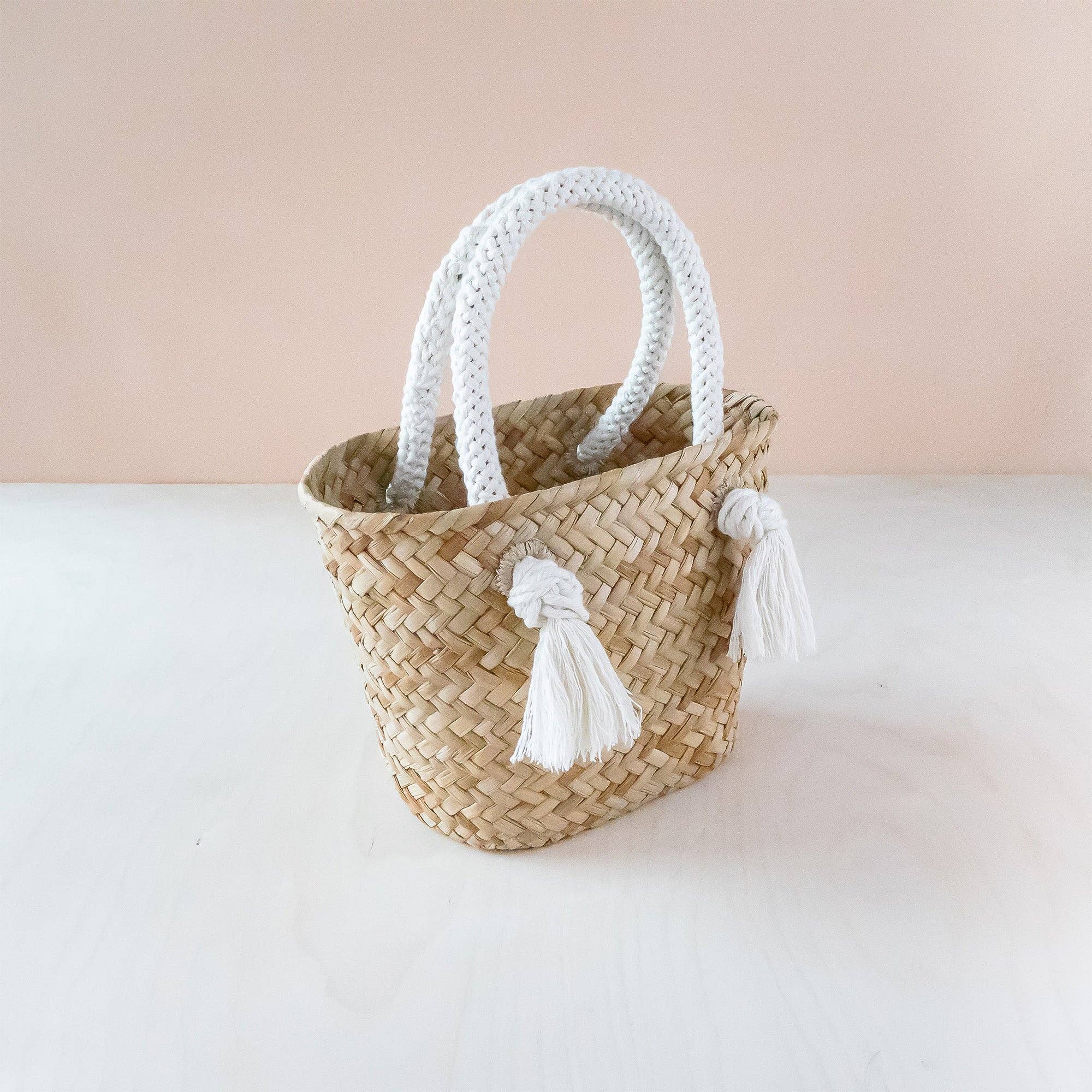 Oat  Woven Tote
