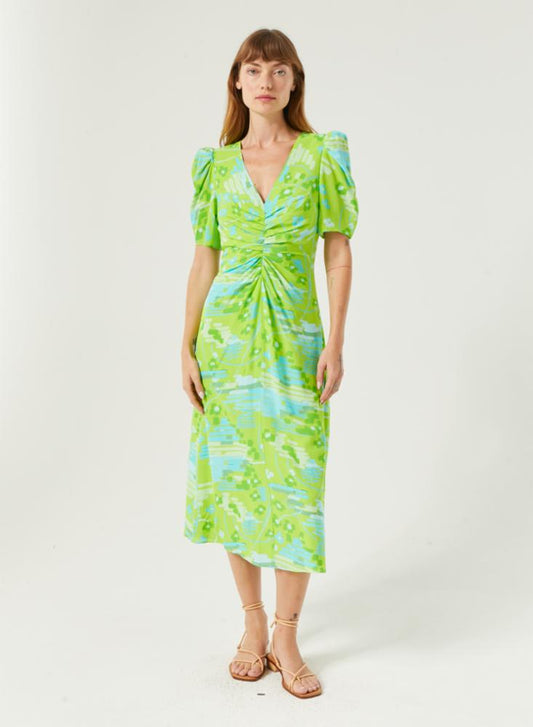 Rhode Maci Dress in Electric Eden