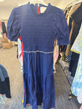 Sample Navy Poplin Dress