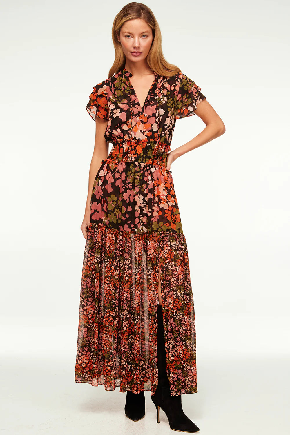 Misa Maribar Dress in Autumn Floral