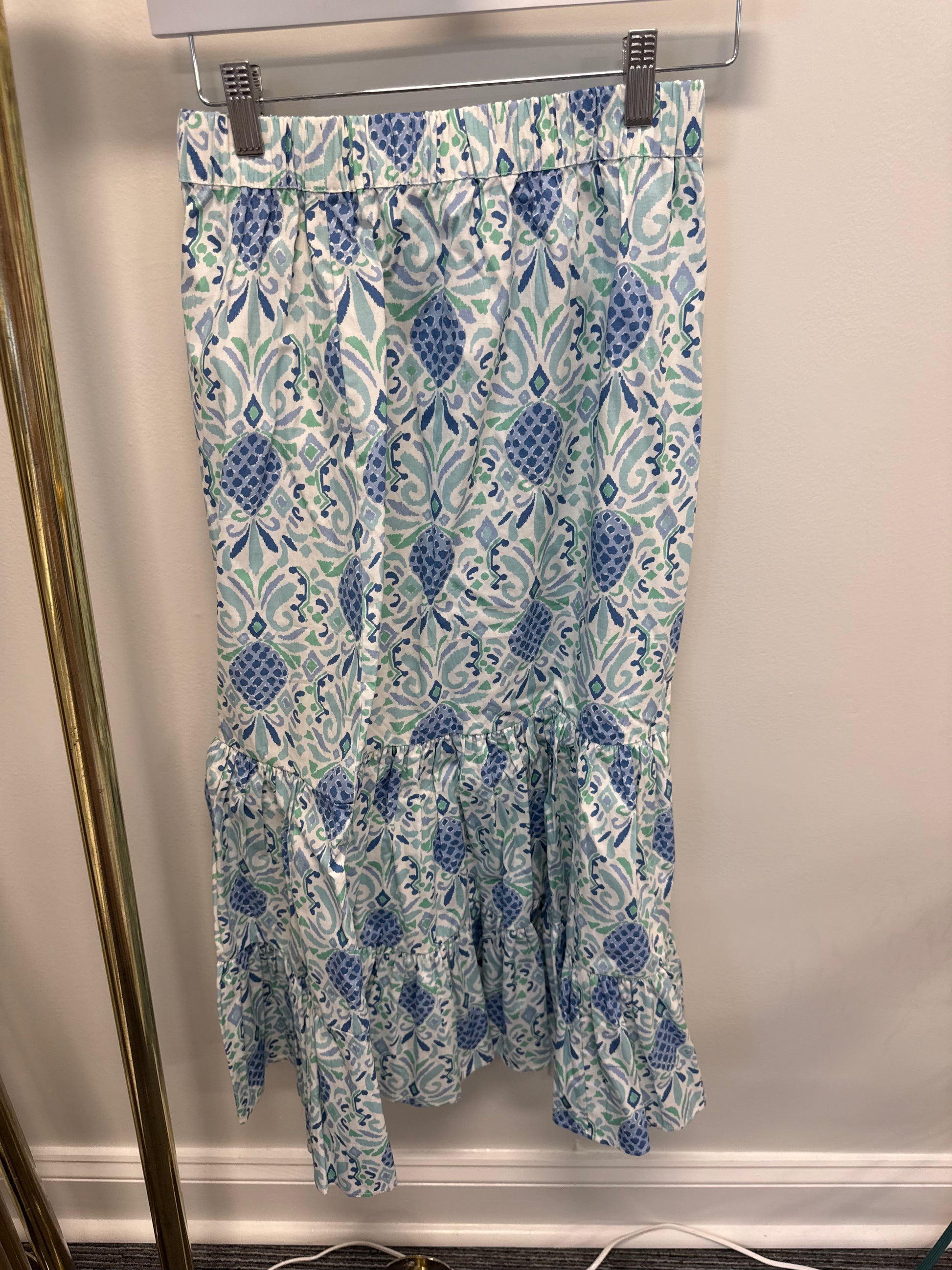 Sample Pineapple Print Maxi Skirt (S)