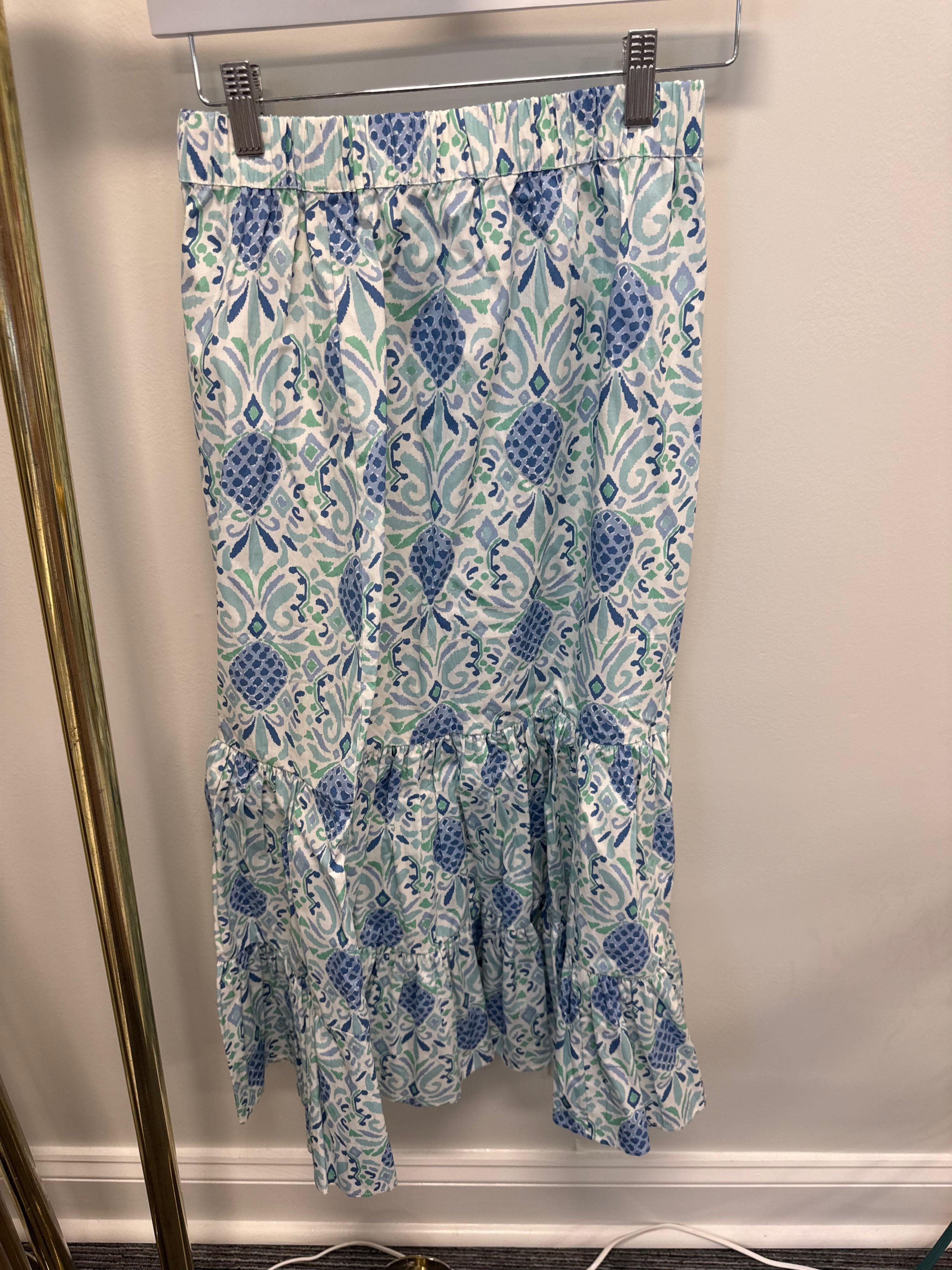 Sample Pineapple Print Maxi Skirt (S)